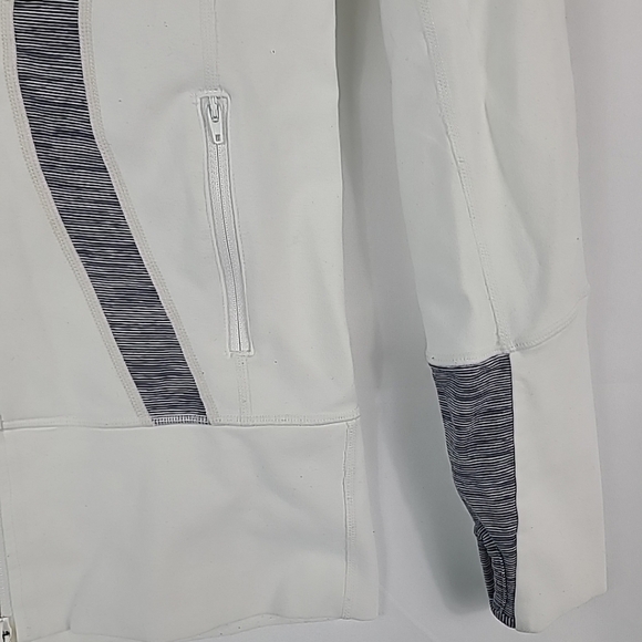Lululemon Women's White Blue Define Jacket Athletic Running Yoga Sz 4 - Picture 4 of 8